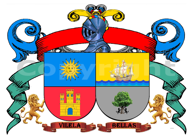 Escudo para matrimonio. Registrado